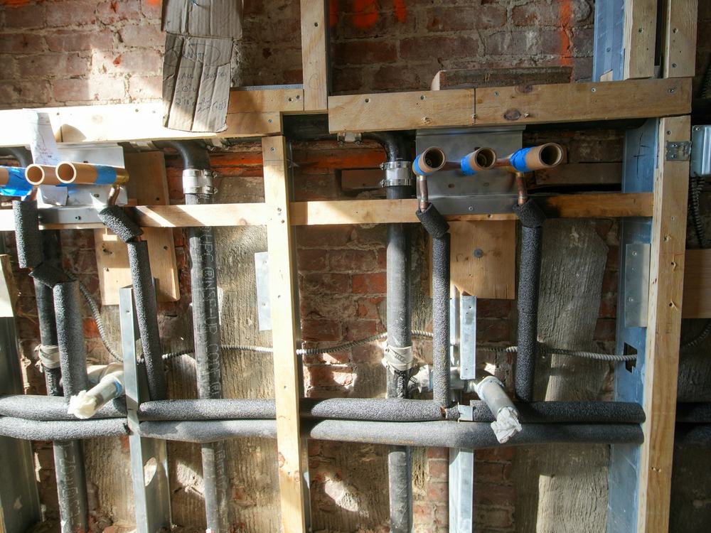 Plumbing repair work